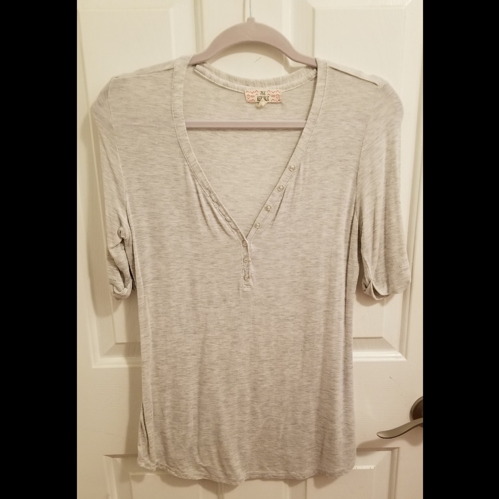 Thin Gray Top